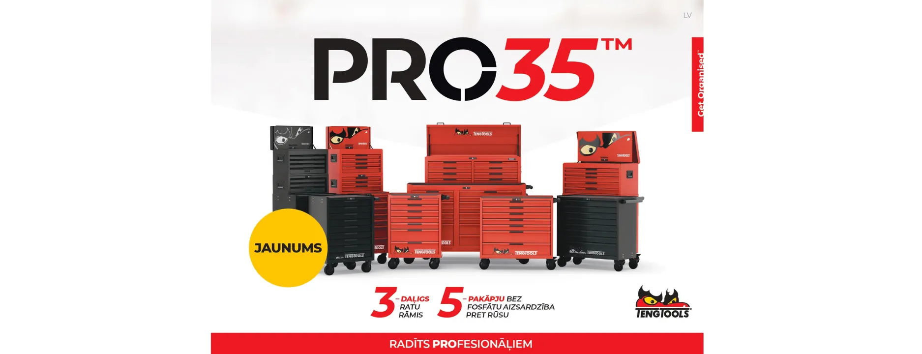 Teng Tools PRO35 instrumentu rati