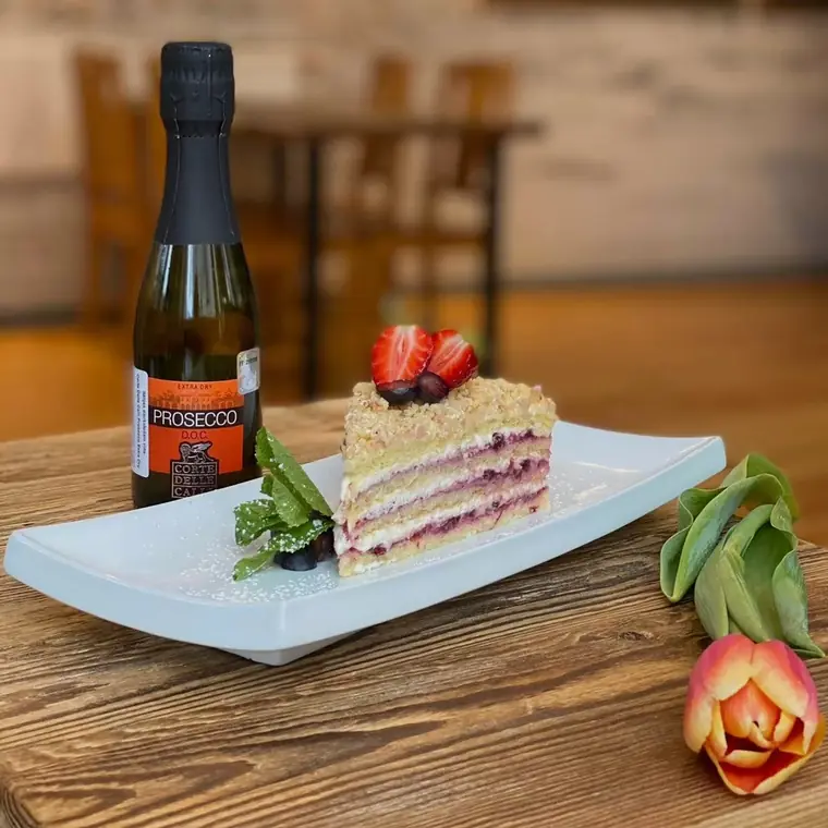 Kūka un prosecco