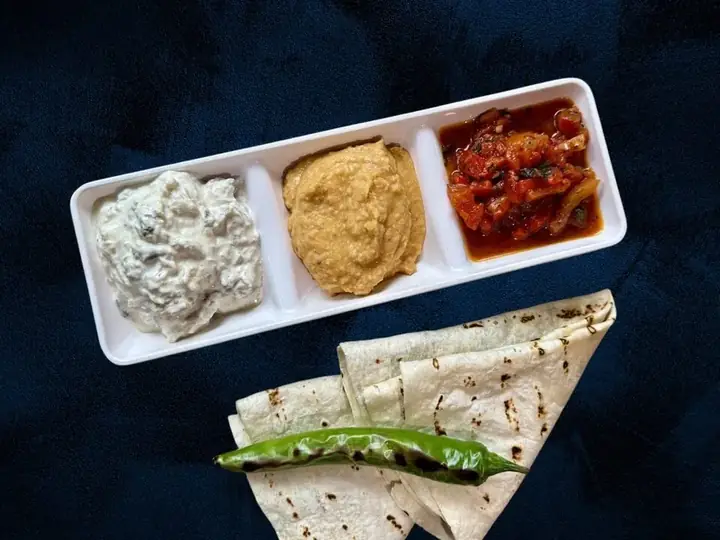 Meze ar lavašu