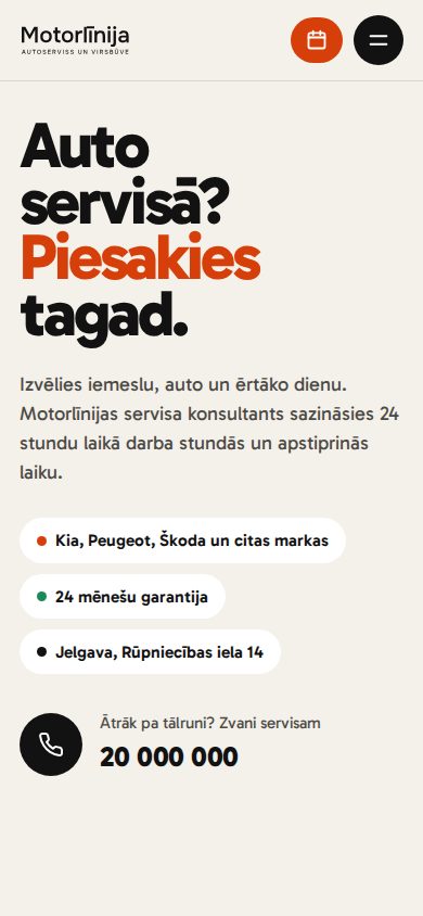 Pieraksts, telefona skats