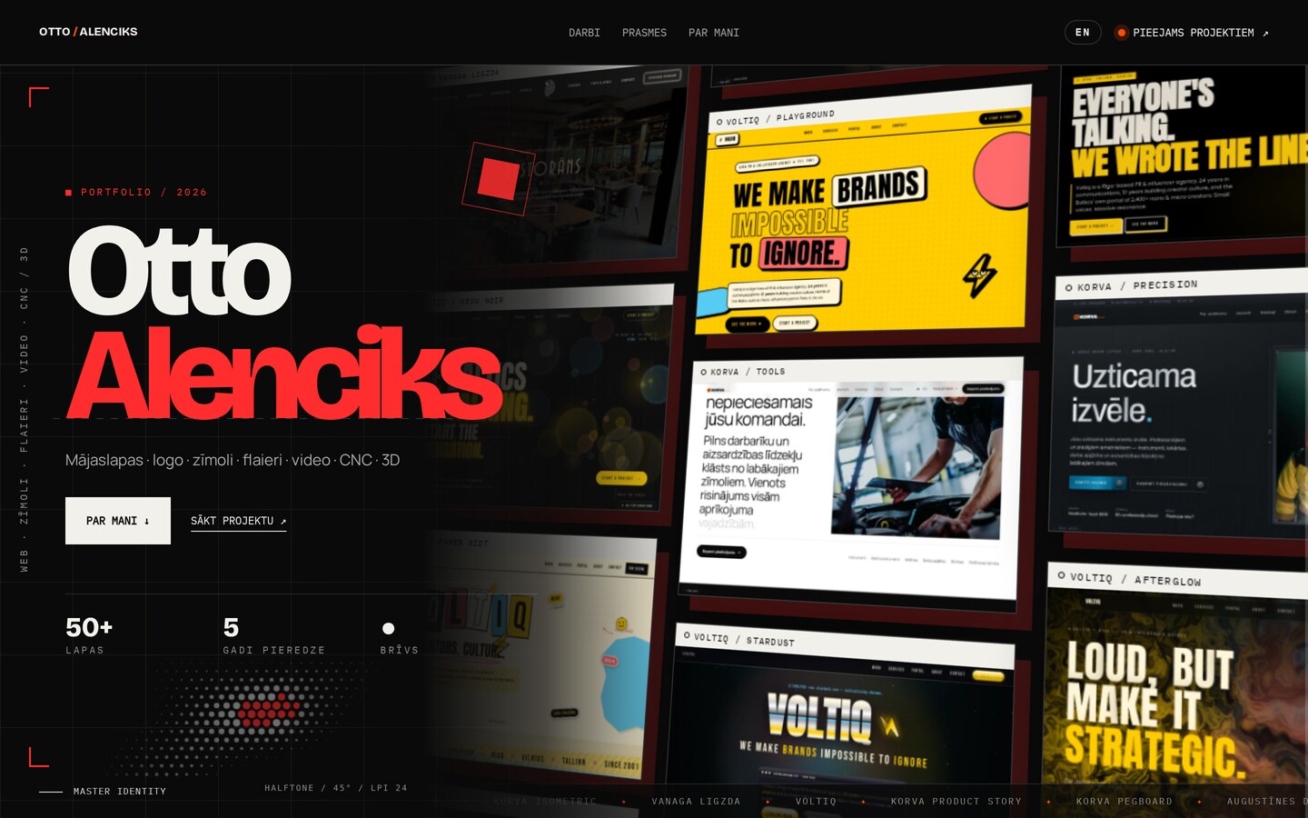 Otto Alenčika portfolio