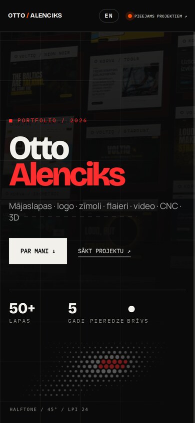 Portfolio telefonā