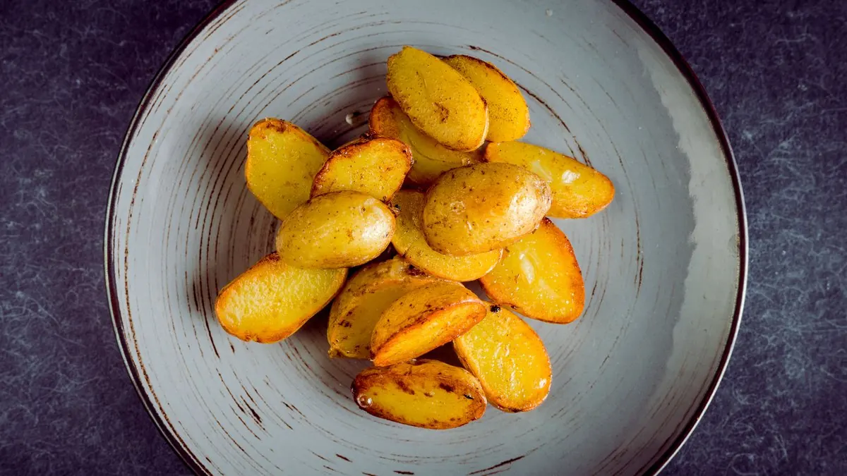 Grilled potatoes