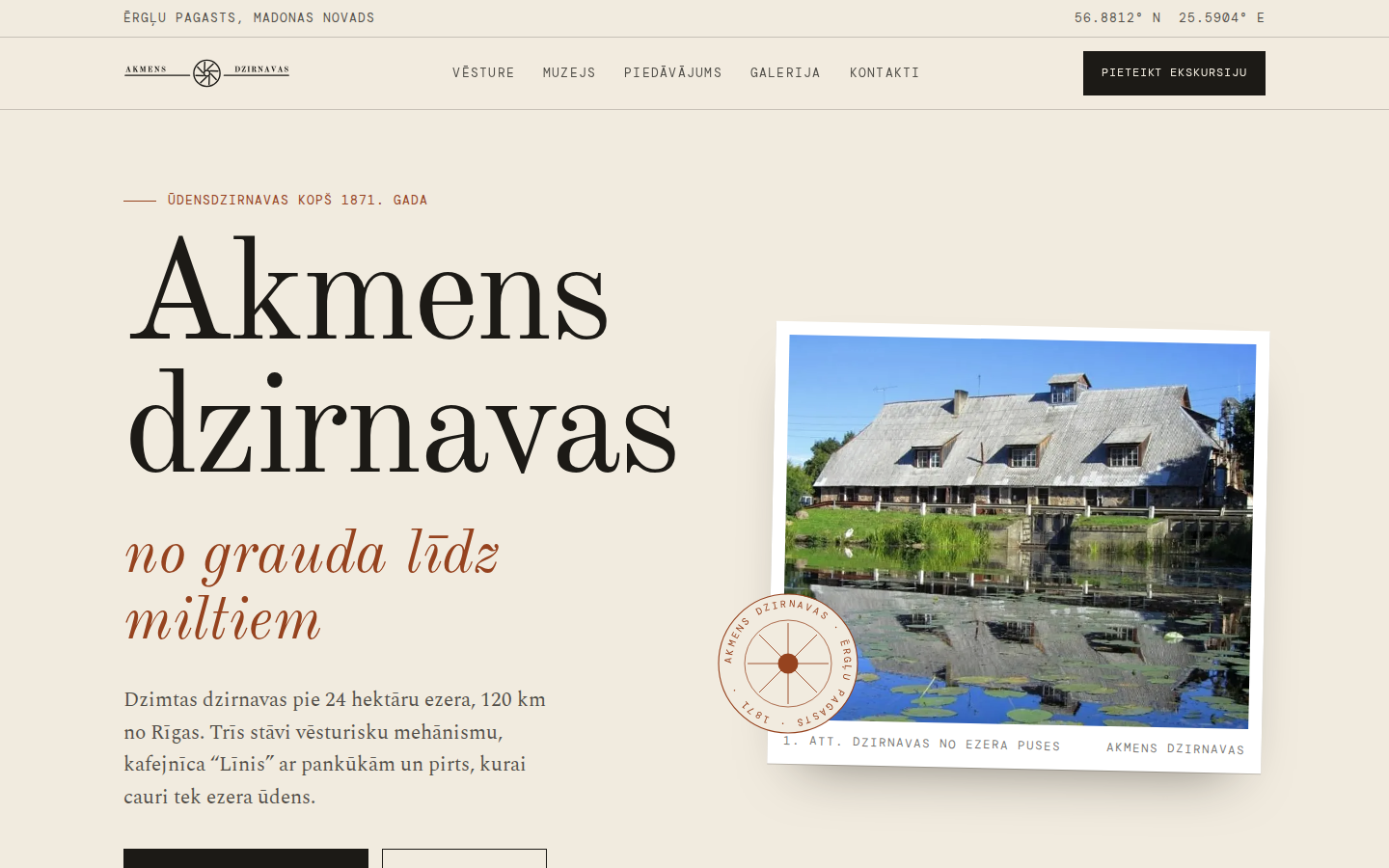Akmens dzirnavas Mantojums priekšskatījums