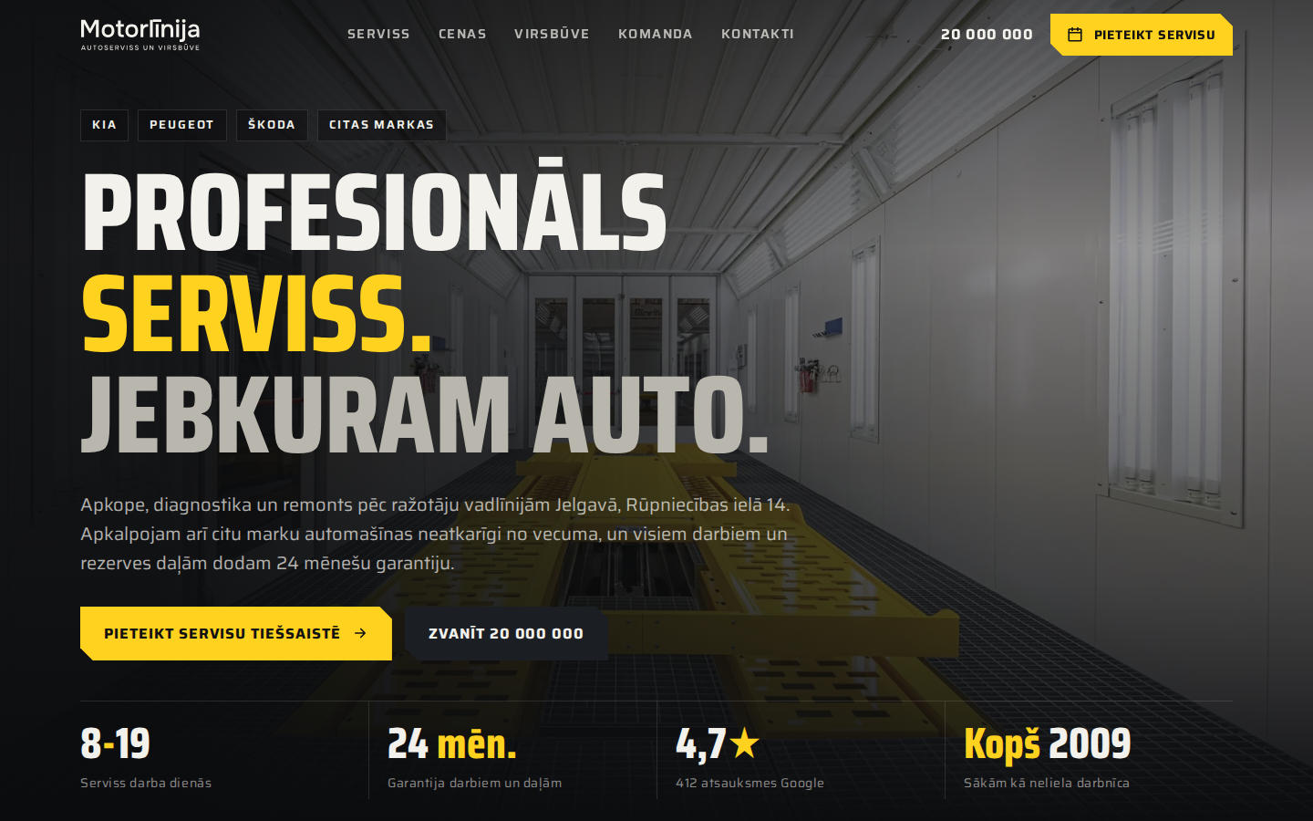 Motorlīnija Garāža priekšskatījums